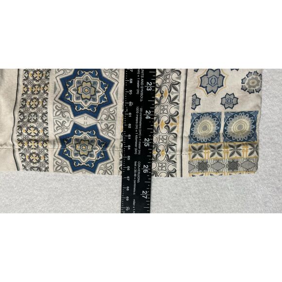 Denim & Flower Ricky Singh Boho Cotton Zip Up Light Jacket Medallion Cottage Med - Picture 8 of 8